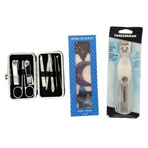 Nail Care Set with Tweezerman and Pop-arazzi (NWT)